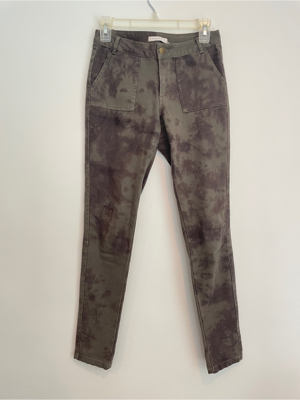 Flannel Brand Women’s Slim Fit Skinny Jeans - Tie-Dye Gray